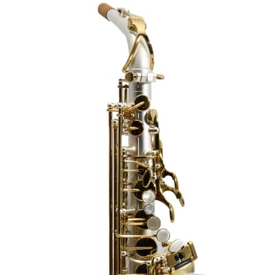 Antigua Winds Model AS4248SQ 'Powerbell' Alto Saxophone in Satin Silver image 7