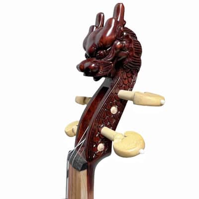 Unique design,4/4 Violin without rib, Carved dragon Scroll No rib Violin image 7