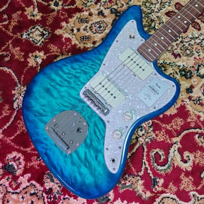 2024 Fender Japan Hybrid II Jazzmaster QMT Collection 2024 - Quilt Aquamarine, Limited Edition, Full Set, MIJ JD24 image 6