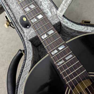 Eastman E25SS/V-SB Sloped Dread Acoustic, w/Vintage-distressed finish, case, setup, & shipping image 4