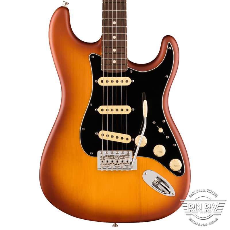 Fender Limited Edition American Performer Timber Stratocaster - Honey Burst image 1