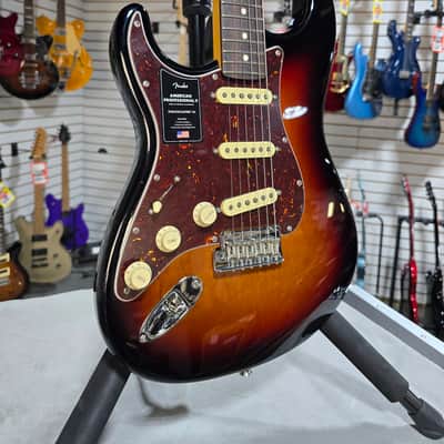 Fender American Professional II Stratocaster LH - 3 Color Sunburst w/Rosewood Fb + OSHC & PLEK*D #058 image 2
