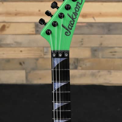 Jackson  American Series Soloist SL3 Electric Guitar Satin Slime Green w/ Case image 6