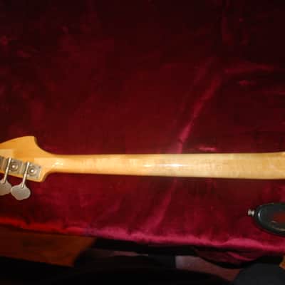 CarloRobelli Jazz Bass 1970s Tobacco Burst Left Hand Bass Guitar image 5