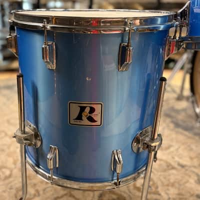 Rogers XP8 Six Piece Drum Set - 1980s - Blue Mist image 10
