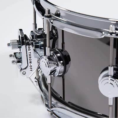 Drum Workshop 6.5 x 14" Design Series Black Nickel Over Brass Snare Drum image 3