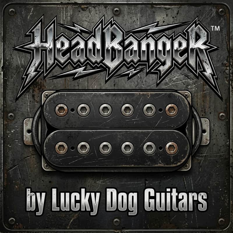 Lucky Dog Guitars HeadBanger (TM) Handwound Humbucker Pickup set 2026 - High gain rock metal tones image 1
