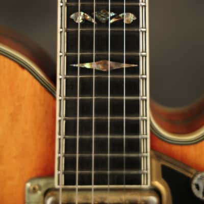 1973 Gretsch 7690 Super Chet Autumn Red Stain faded Orange image 5