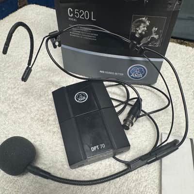 AKG C520 L Professional Head-Worn Cardioid Condenser Microphone 2010s - Black image 5