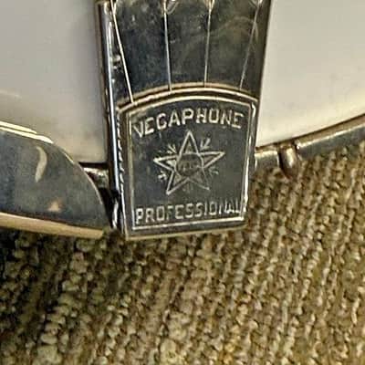 1924, Boston, MA. Made Vega Vegaphone Professional Tenor Banjo, S/N 74533, w/ OHSC, Very Good Condition image 4
