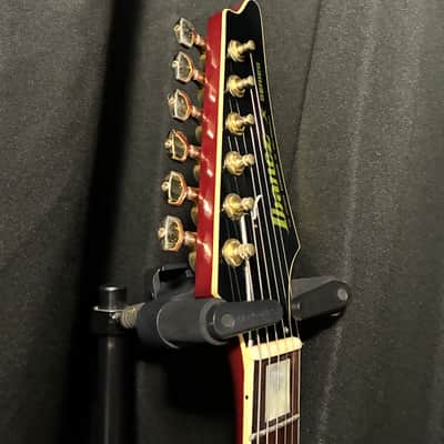 1983 Ibanez Destroyer II DT500CS – MIJ FujiGen – Cherry Sunburst Flame Top – X Series – Vintage Explorer image 11