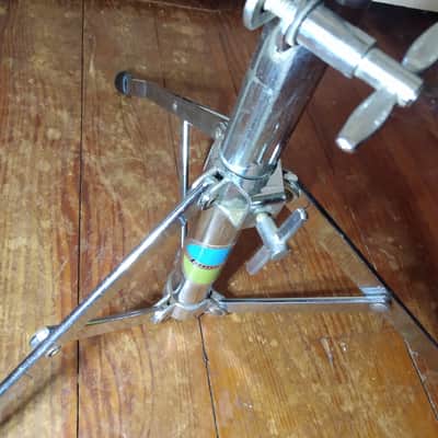 Vintage Ludwig Atlas Snare Stand 70s Blue / Olive image 3