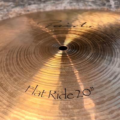RARE EARLIER PAISTE Signature 20” FLAT RIDE 2474 g Clean Smooth Glassy Controlled Definition! Discontinued image 5