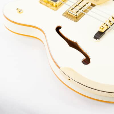 Gretsch G6136B-TP Tom Petersson Signature Falcon Bass 2022 White image 11