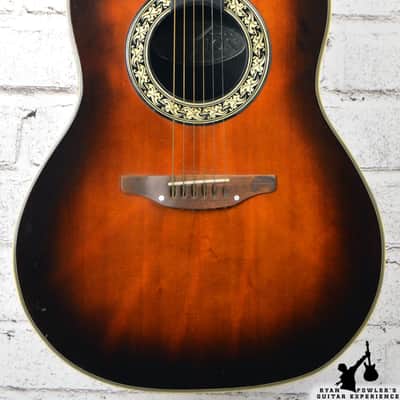 1975 Ovation 1112 Balladeer Acoustic Sunburst image 1