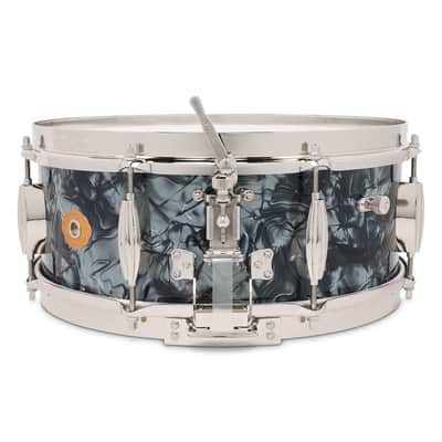 Slingerland Radio King Solid Maple Snare Drum 14x5.5 Black Diamond Pearl image 2