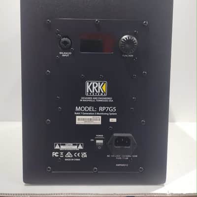 KRK RP7 Rokit G5 7" Active Studio Monitors - Single 2024 - Present - Black image 4