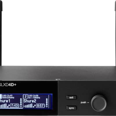 Shure SLXD4D+ Dual Wireless Microphone Receiver image 2
