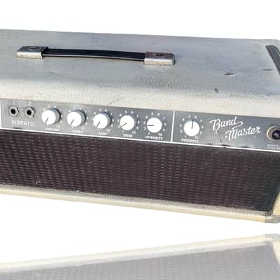 Fender Bandmaster 6G7-A 40-Watt 2x12" Piggyback Guitar Amp 1961 - 1962 - Blonde image 7