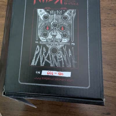 KHDK Electronics Paranormal Limited Edition Gary Holt Signature Parametric EQ / Overdrive 2019 Black with White Beast Graphic image 4