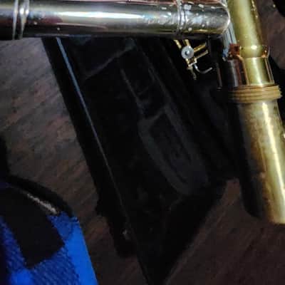 Yamaha YSL-446G Intermediate Bb/F Trombone 2010s - Lacquered Brass image 6