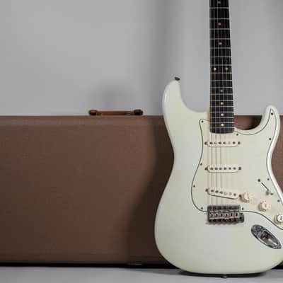1959 Fender Stratocaster White Refin Vintage Electric Guitar w/HSC image 5