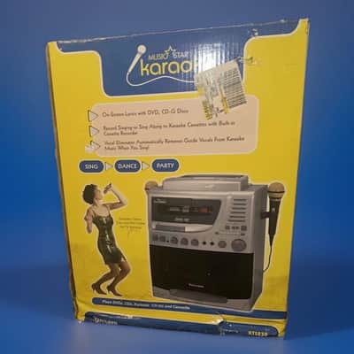 Venturer Karaoke Machine - Cassette Player & Radio Factory Sealed image 1