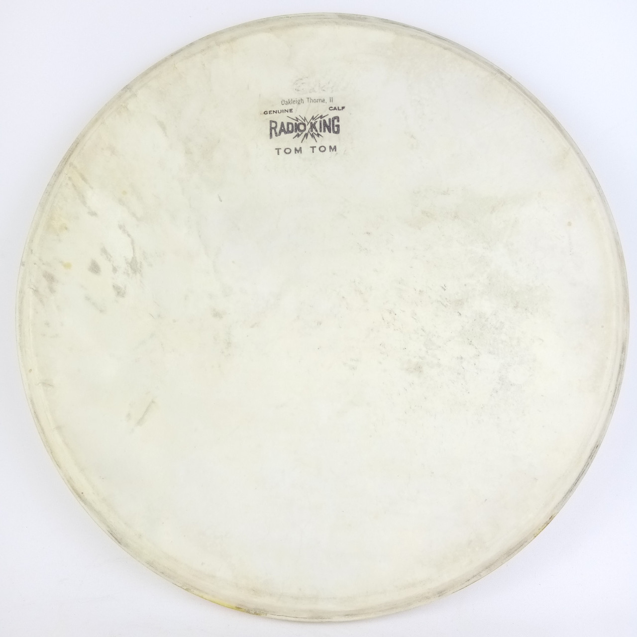 Slingerland 14"Radio King Tom Tom" Calf Skin Drum Head Batter Sparks Floor/Snare — main photograph