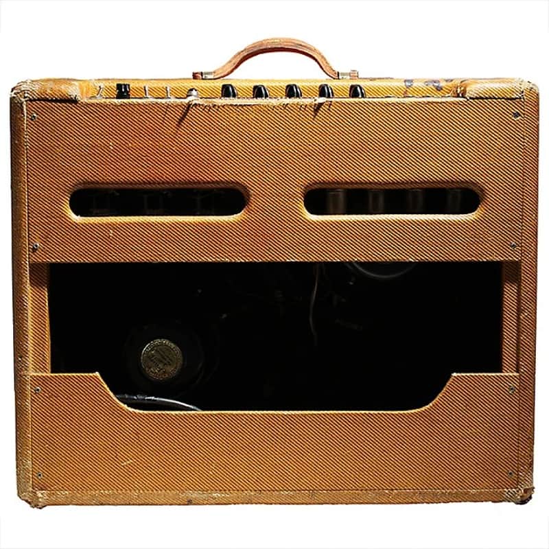 Fender Twin 5E8 Narrow Panel 50-Watt 2x12" Guitar Combo 1955 image 2