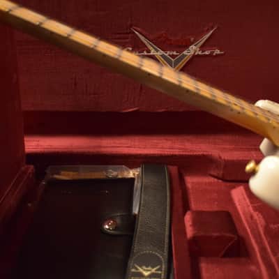Mint Fender Custom Shop Limited Edition '57 Stratocaster Relic - Aged White Blonde image 10