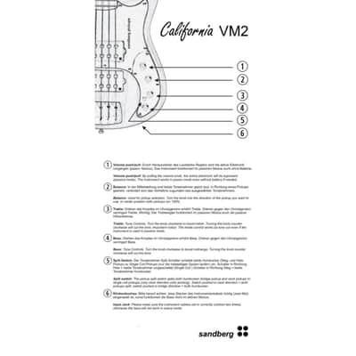 Sandberg California II VM2 5 Masterpiece Aged image 14