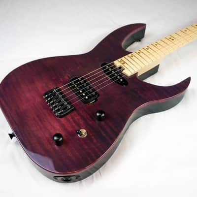 Swisher Handmade Machine 6 2022 Merlot Electric Guitar image 1