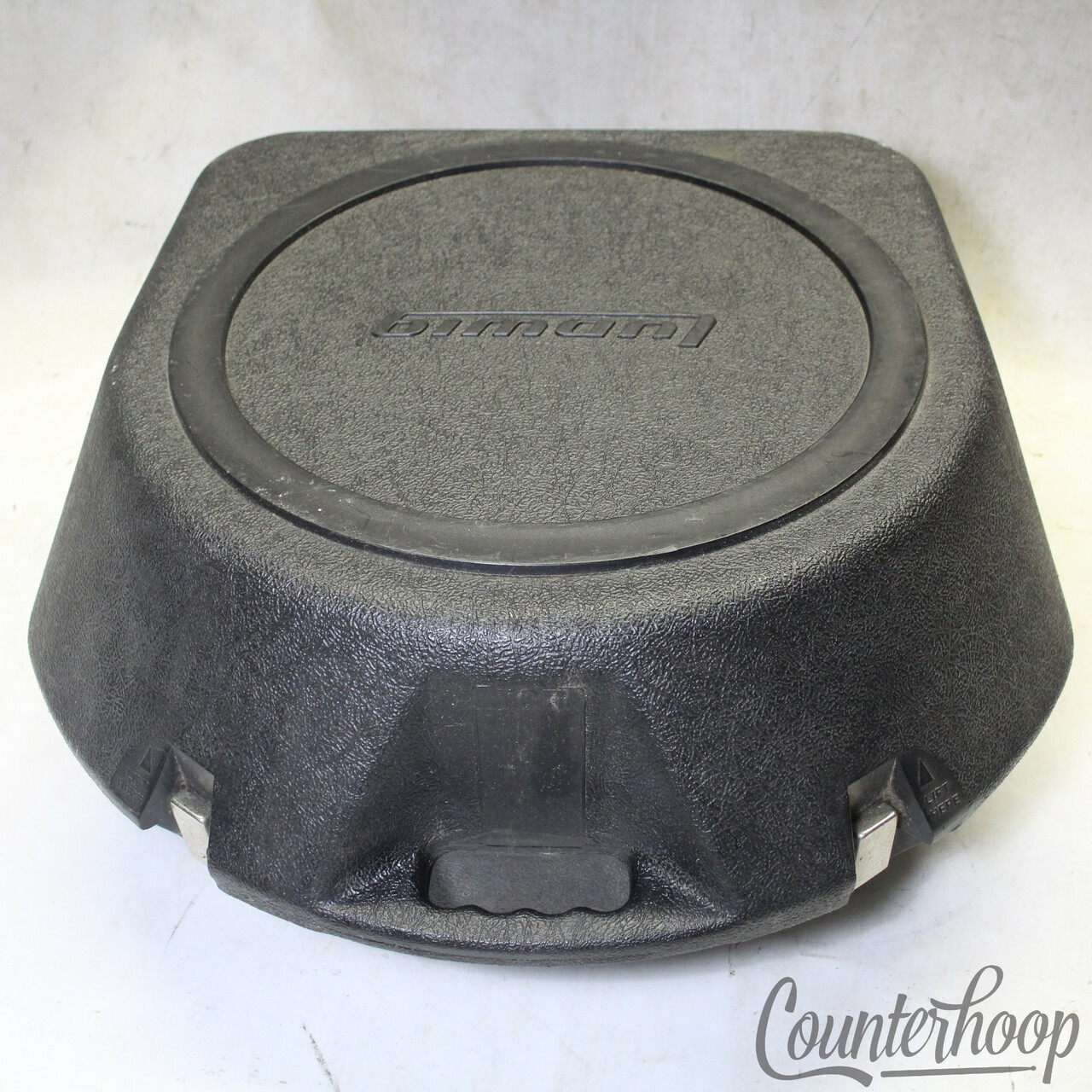 Ludwig 5"x14" Hard Shell UFO/Clamshell Case Vintage 70s USA Stick/Stand Section — main photograph