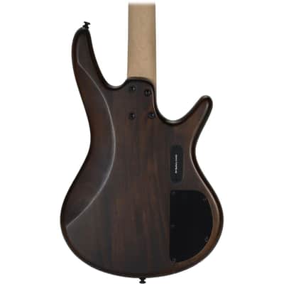 Ibanez GIO Series GSR200BL Left-Handed Electric Bass Guitar, Rosewood Fretboard, Walnut Flat image 19
