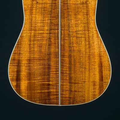 Martin D-41 Custom Premium Flamed Koa and Adirondack Spruce Amber Burst with Paua Pearl NEW image 5