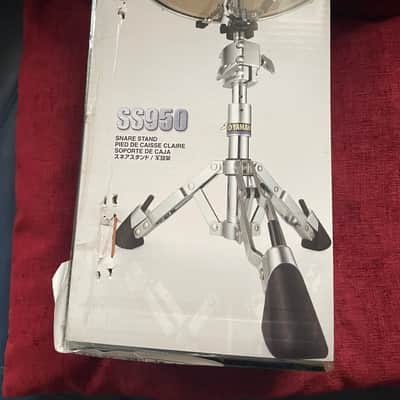 (Brand New) Yamaha SS-950 900 Series Double-Braced Heavy Duty Snare Stand 2010s - Chrome image 1