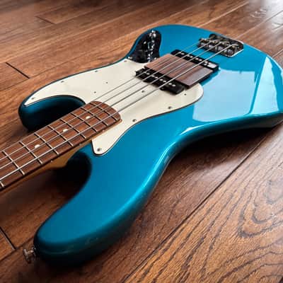2002 Fender JB-45 Jazz Bass w/ 'Wesley' Ramp Lake Placid Blue MIJ Japan image 9