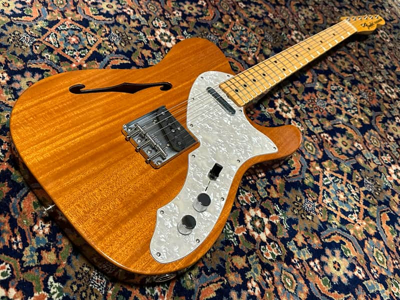 Fender Custom Shop ’68 Vintage Custom Thinline Telecaster 2023 Aged Natural image 1
