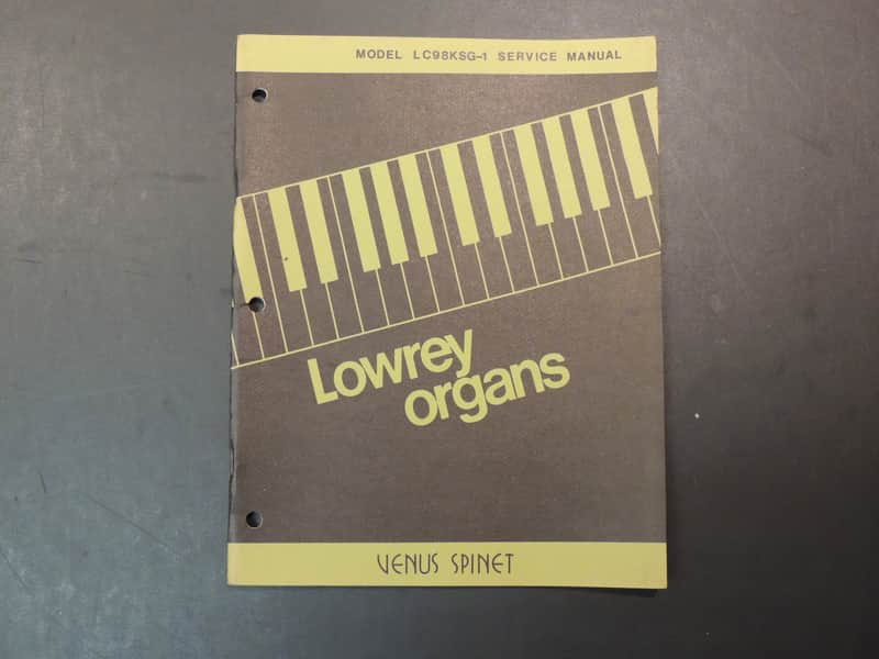 Lowrey Model LC98KSG-1 Service Manual