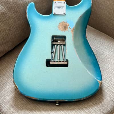 Friedman Vintage S 2025 - Heavy Relic Turquoise Sparkle image 4