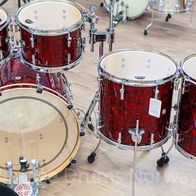 Sonor Momentum Maple Red Pearl 5pc Shell Pack – Made in Germany – New image 10