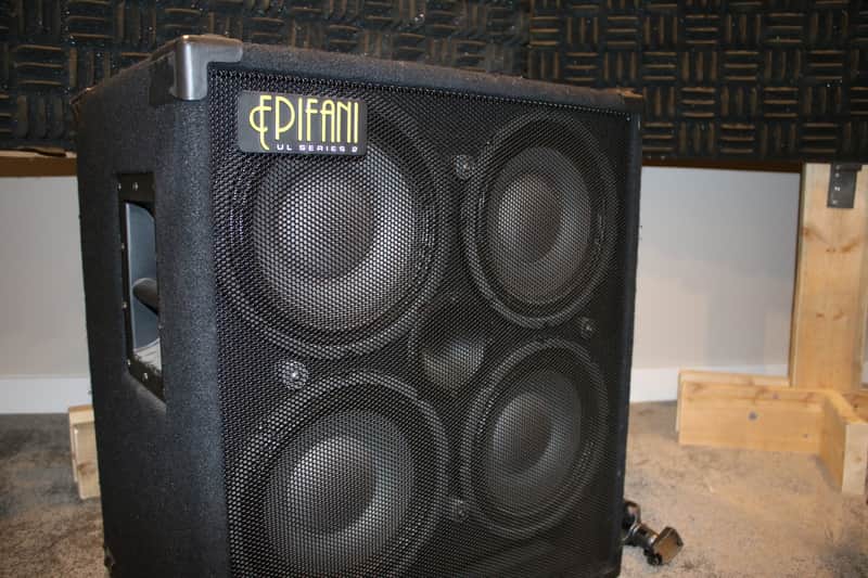 Epifani UL series 2 Black 4 x 10 Bass Cabinet | Reverb