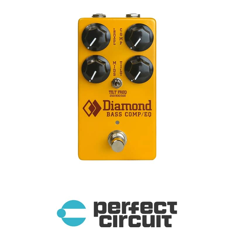 Diamond Bass Comp/EQ Optical Bass Compressor Pedal image 1