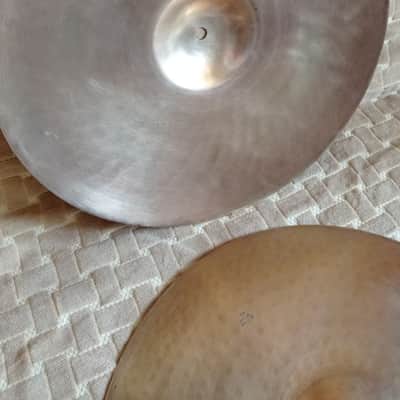 Amati Kraslice 15" Vintage Collectable Hi Hat Pair 60s-70s - Traditional image 10