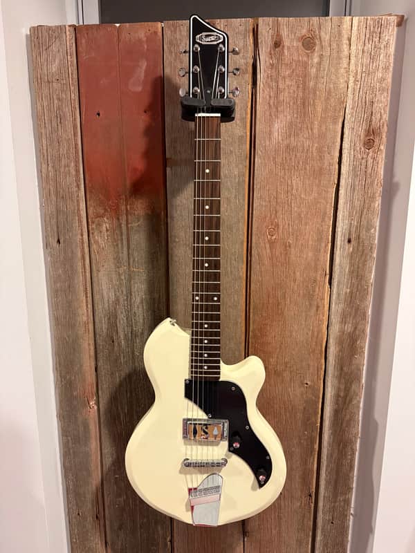 Supro 2010AW Jamesport Single Pickup Island Series Electric Guitar 2010s - Antique White image 1