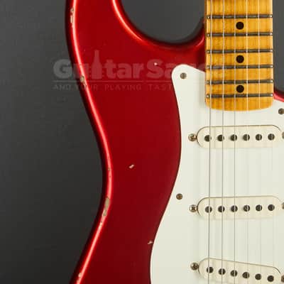 Fender Custom Shop Stratocaster 58 Relic Faded Aged 2022 - Candy Apple Red (COD 1127UG) image 3