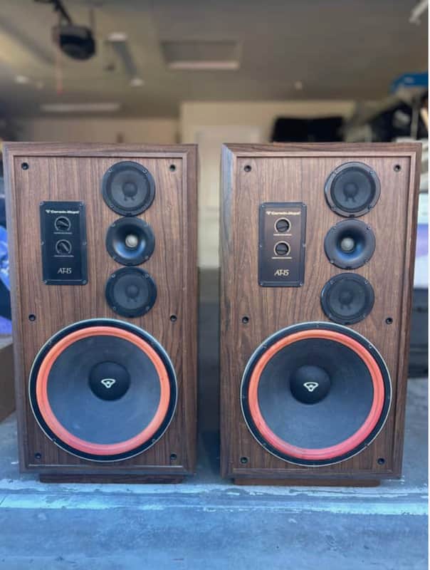 Cerwin-Vega AT-15 Early 80s - Woodgrain Vinyl image 1