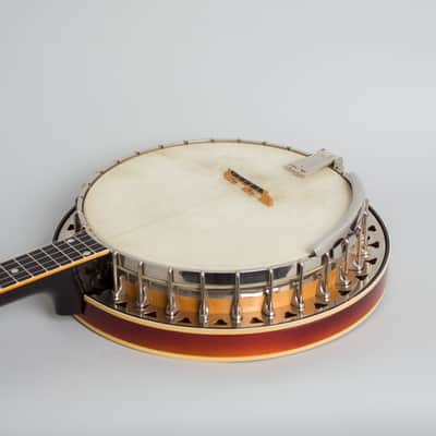 Vega Little Wonder 5 String Resonator Banjo (1952), ser. #98678, black hard shell case. image 7