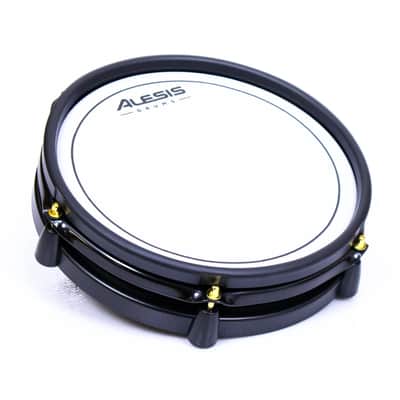 Alesis 10" Dual-Zone Mesh Pad with Clamp, L-Rod, Cable & Drum Sticks Trigger image 10