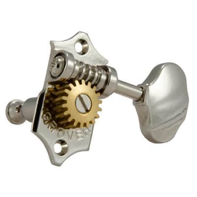Grover U98-18N Geared Ukulele Tuning Machines, Nickel Finish image 3
